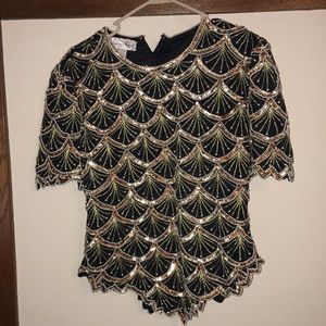 Beaded blouse